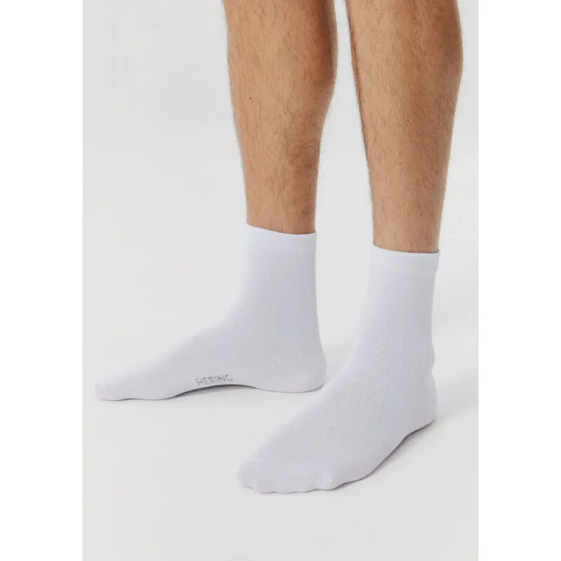 KIT COM 3 PARES MEIAS UNISSEX BRANCO