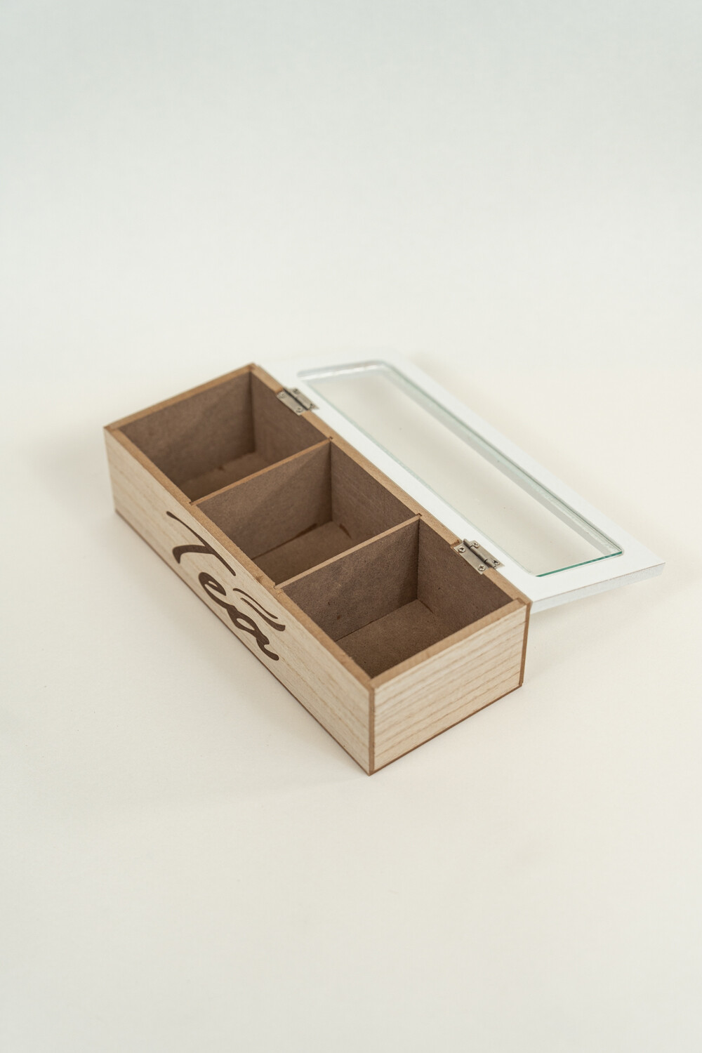Caja Para Té Tea, 3 Separadores Color Unico