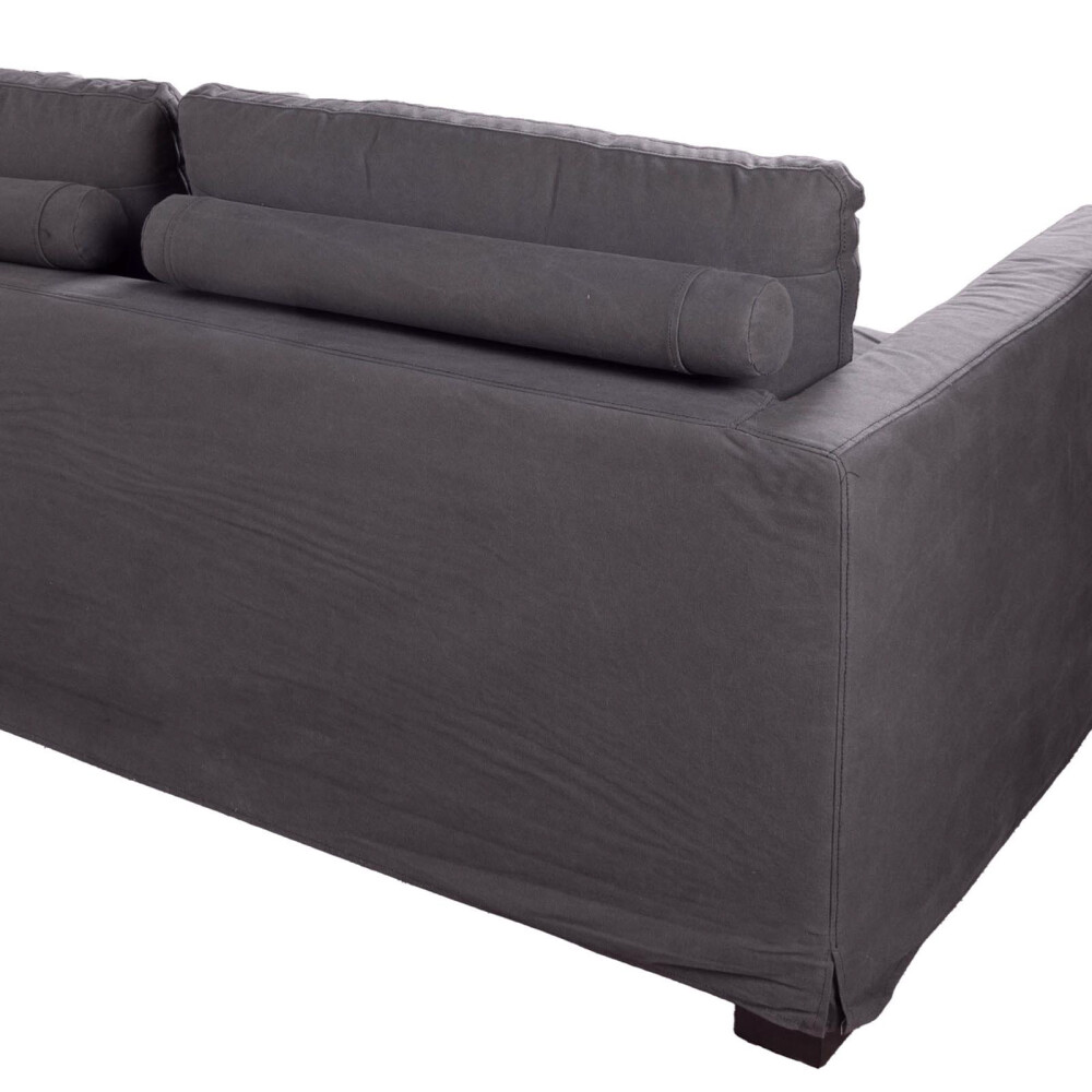 SOFÁ 3 CUERPOS TELA GRIS NUNU GRIS OSC