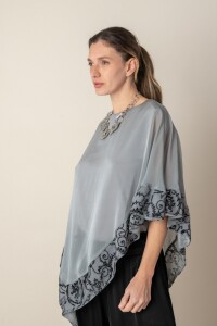BLUSA ERIDANI Gris claro