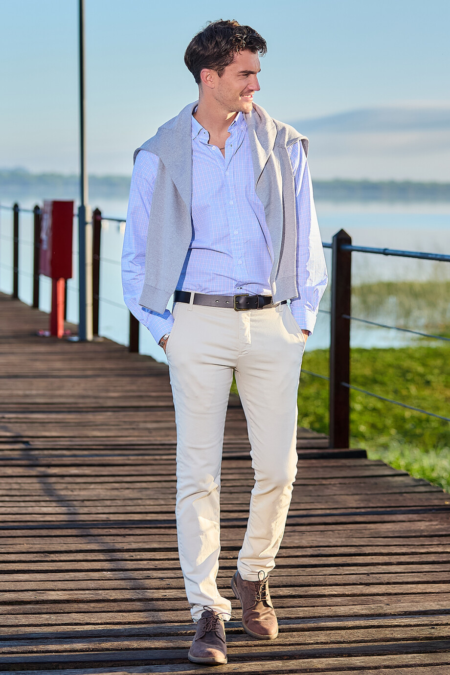 Pantalón de hombre Arena