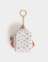 Llavero Mochila Llavero De Mochila De Pu Estampa Con Tiracierre - Blanco Crudo