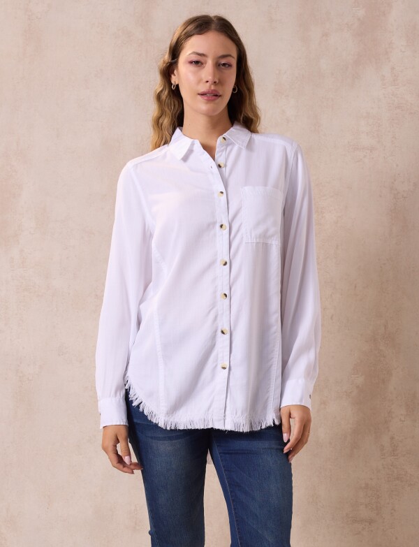 Camisa Tencel BLANCO