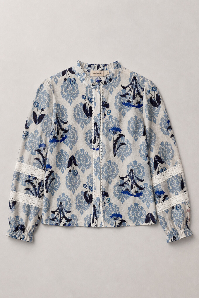CAMISA DAMASCO AZUL