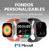 Reloj Inteligente Smartwatch X 3 Mallas Bt Ultra 2 Miccell Color Dorado