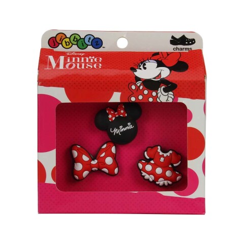 Jibbitz Minnie Mouse Pack3 Multicolor