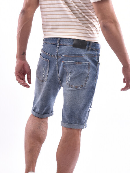 BERMUDA SLIM BONGO AZUL CLARO
