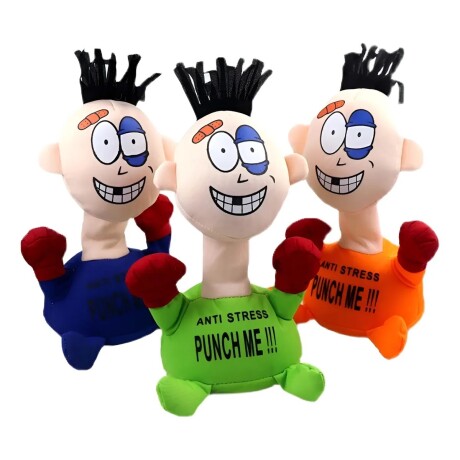 Muñeco Punch Me Anti Estres con Sonido Varios Colores 001