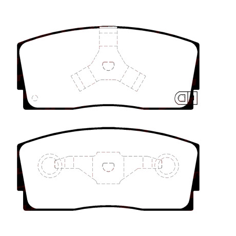 PASTILLAS DE FRENO - DAIHATSU CHARADE/LIFAN 320/FAW N5/N7 DURBLOC PASTILLAS DE FRENO - DAIHATSU CHARADE/LIFAN 320/FAW N5/N7 DURBLOC