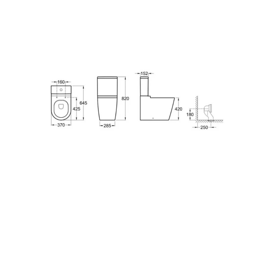 Inodoro Largo Inspira Rimless Blanco Inodoro Largo Inspira Rimless Blanco