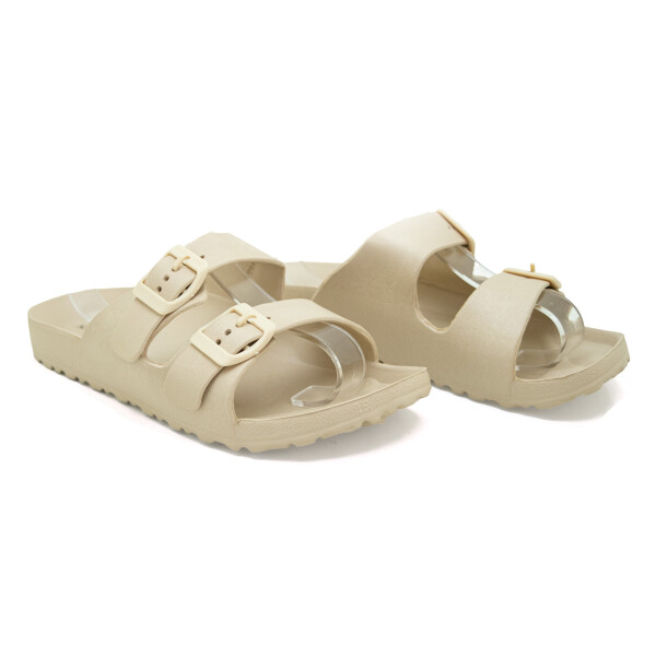 Sandalias - The Brooklyn Haus - TBH Chinela 2 hebillas de Mujer - YF28W Beige