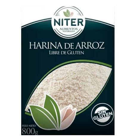 HARINA DE ARROZ S/GLUTEN NITER 800G HARINA DE ARROZ S/GLUTEN NITER 800G