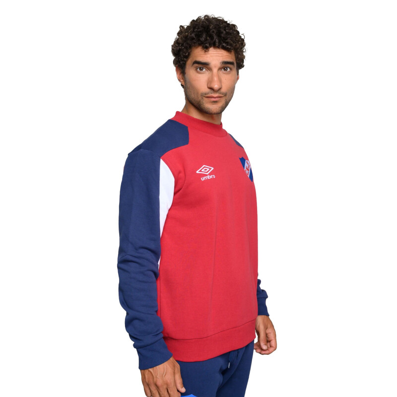 Buzo de Hombre Umbro Nacional Bordó - Azul Marino - Blanco