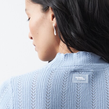 POLERA SELVA Celeste