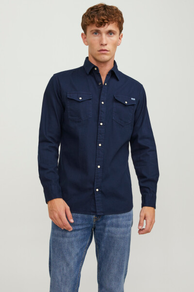 CAMISA SHERIDAN DENIM Dark Navy