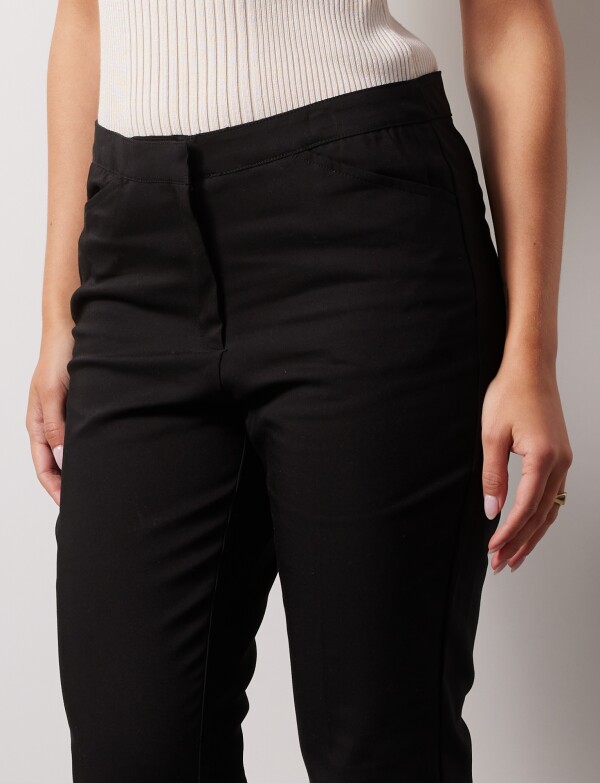 Capri Algodón Crochet NEGRO