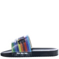 Sandalias Infantiles Grendene Love Kids Negro - Multicolor