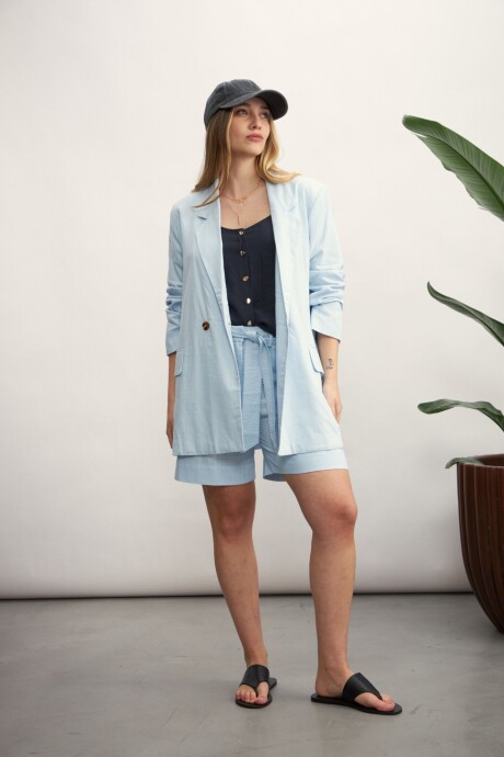 Blazer Beatriz Celeste