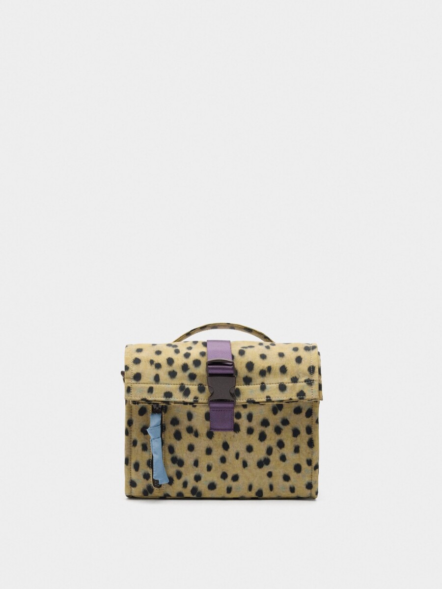 Bolsa Porta-Alimentos De Nylon Estampada multicolor