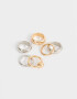 Sets Anillos Mix plating Set De Anillos Mixplating - Combinacion Bicolor