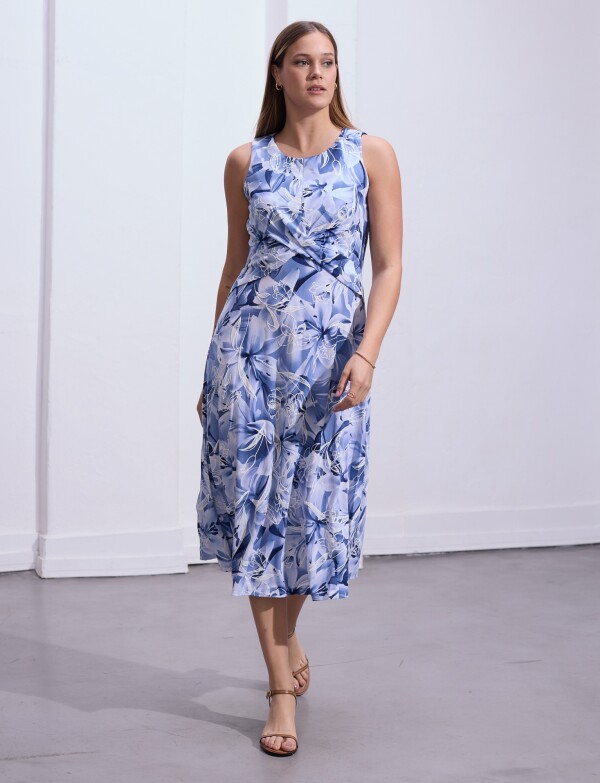 Vestido Maxi Printed CELESTE/MULTI