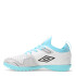 Championes de Niños Umbro Futbol 5 Flash HG Blanco - Celeste