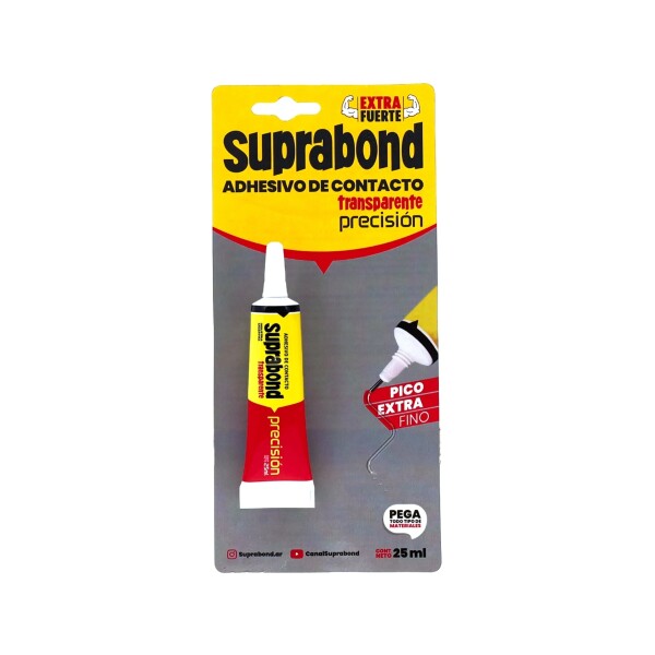 ADHESIVO DE CONTACTO TRANSPARENTE BLISTER 25 PRECISION Adhesivo De Contacto Transparente Blister 25 Precision