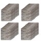 40 Placas Revestimiento Pared Autoadhesiva 70x77cm Promo X40 Piedra Clara