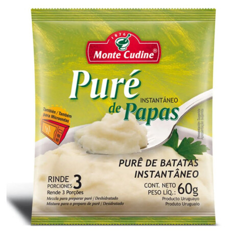PURE DE PAPAS MONTE CUDINE 60G PURE DE PAPAS MONTE CUDINE 60G