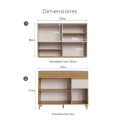 KIT COCINA AEREO BLANCO/MADERA Y BAJO MESADA ORGANIC Kit Cocina Aereo Blanco/madera Y Bajo Mesada Organic