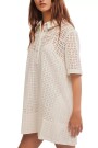 VESTIDO REMINO EYELET Marfil