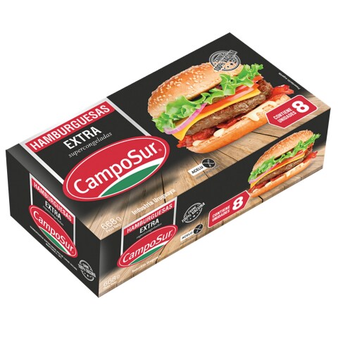 Hamburguesa Extra Camposur X8 Hamburguesa Extra Camposur X8