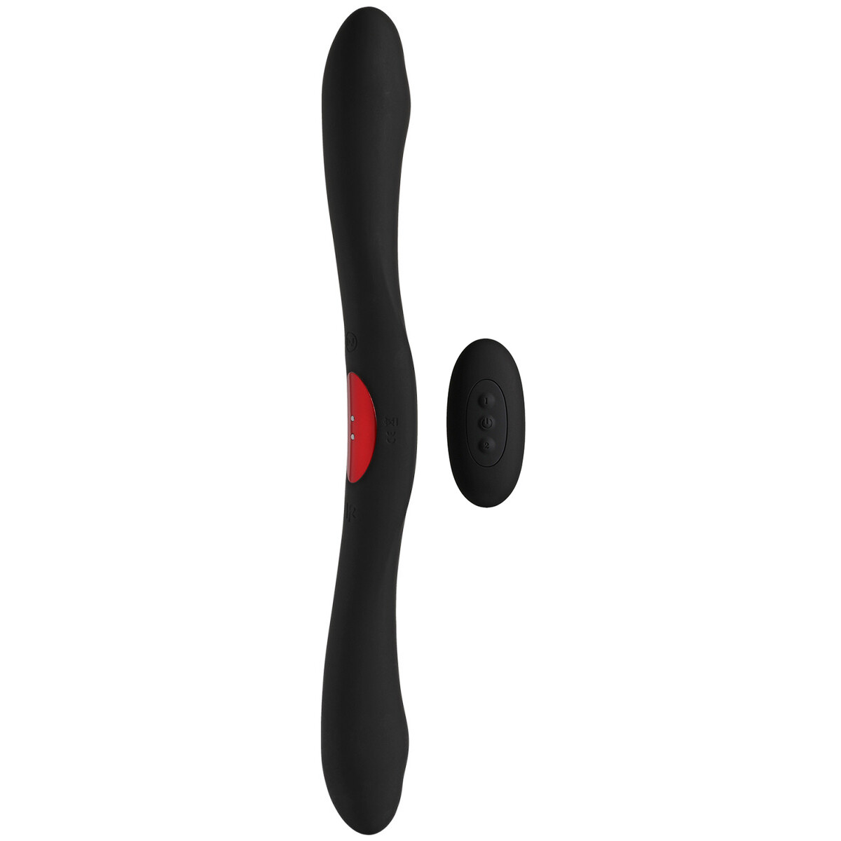 KINK Doble Dildo Vibrador Flexible con Control 