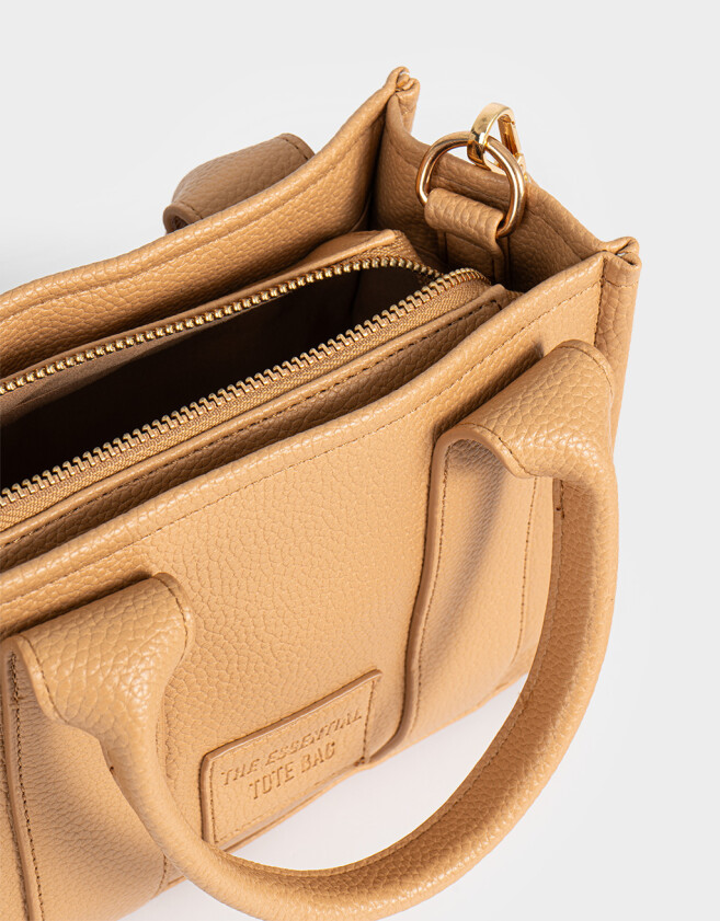 City Cartera City Mini - Marron Camel