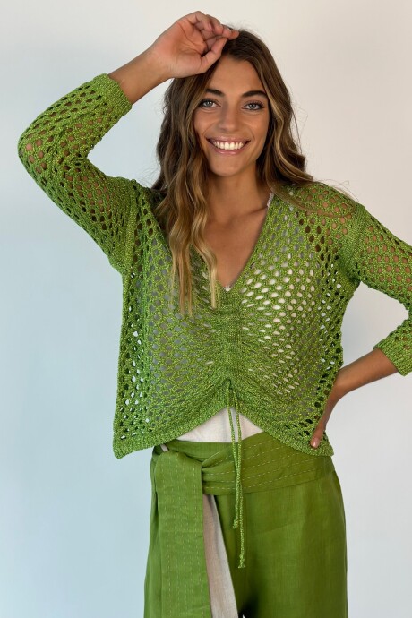 TOP TEJIDO YOKO Verde