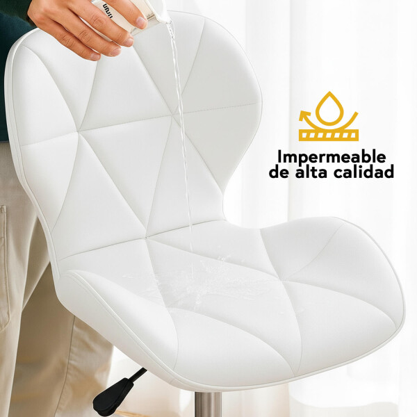 Silla Oficina Imback Escritorio Ergonomica Cuero Sintético IMBACK Color Blanco Silla Oficina Imback Escritorio Ergonomica Cuero Sintético IMBACK Color Blanco
