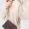 Bandolera Lola En Efecto Cuero Graneado Marron