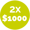 Promo 2x1000