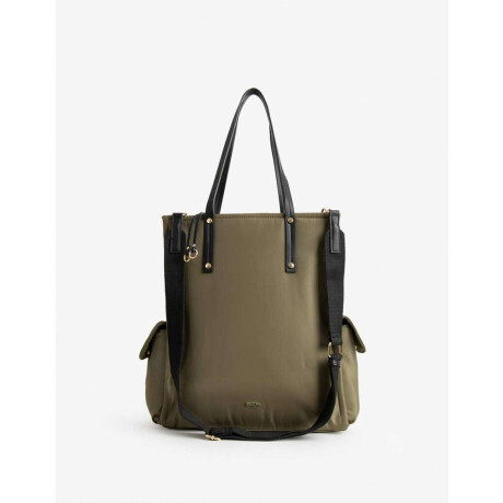 Shopper Portanotebook Verde oliva
