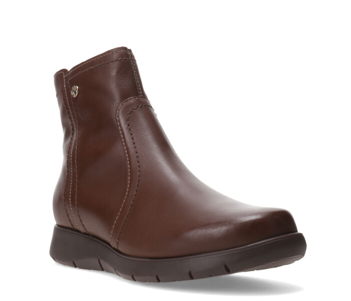 Botas de Mujer Bottero Napoli de Cuero Marrón Madera