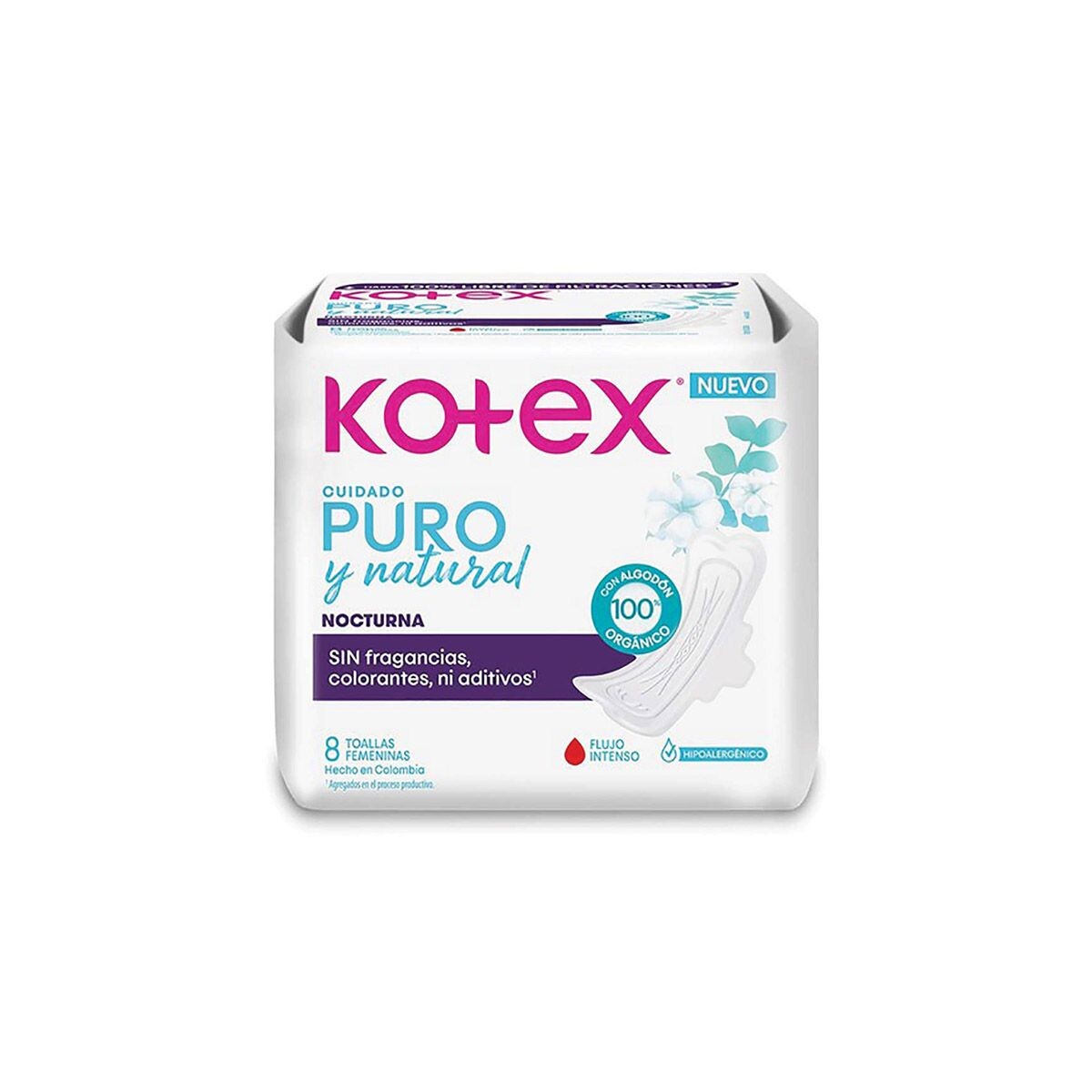 KOTEX TOALLA FEM DIA & NOCHE ULTRF 