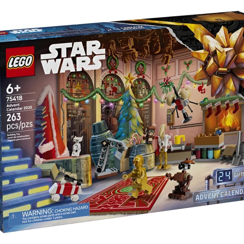 LEGO Star Wars Calendario de Adviento 2025 75418 | Droides Navideños y Babu Frik LEGO Star Wars Calendario de Adviento 2025 75418 | Droides Navideños y Babu Frik