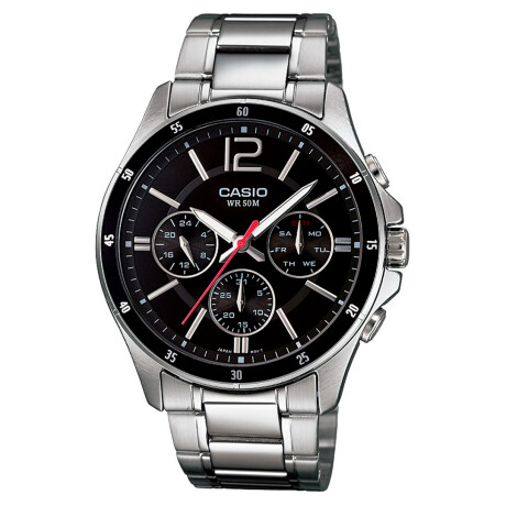 Reloj Casio Chapado En Iones Clasico Plata 0
