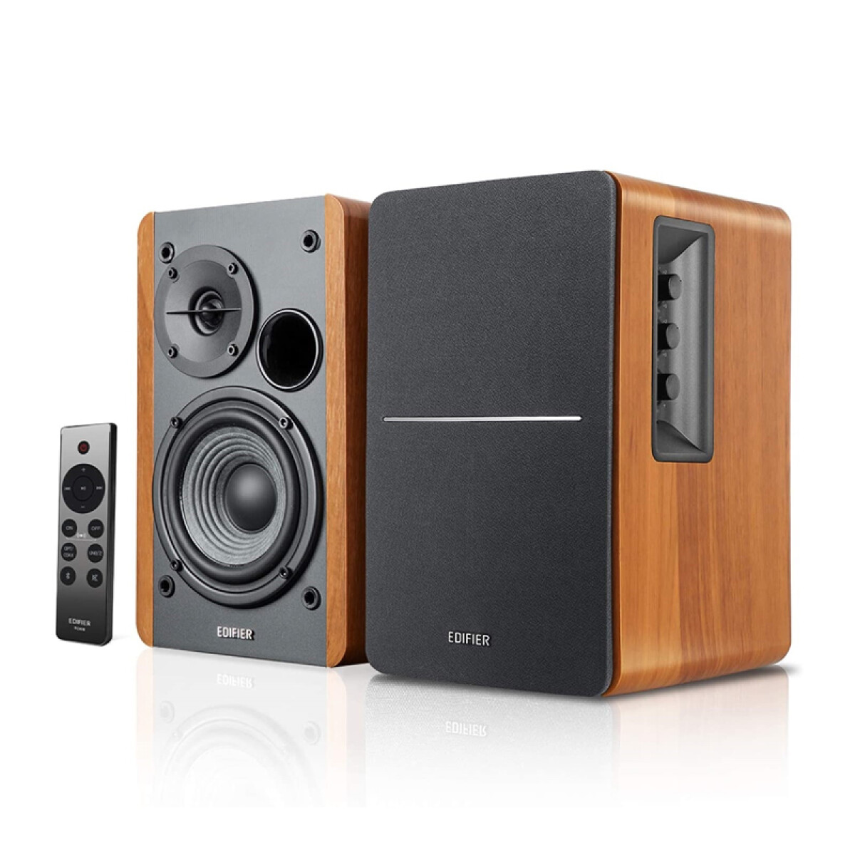 Parlantes 2.0 Edifier R1280DBS con Control Remoto y Bluetooth 5.0 