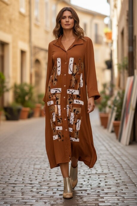 Vestido ANIA Terra Con Arte Vestido ANIA Terra Con Arte
