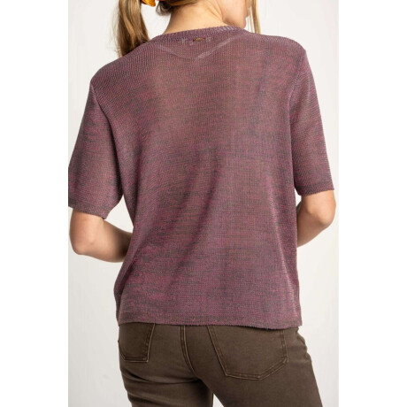 Top Tejido Berenjena