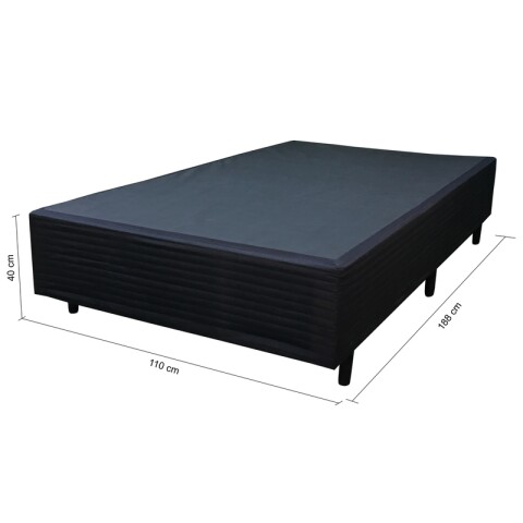 BASE BOX para Sommier - 1 Plaza y Media - 110x188x37 BASE BOX para Sommier - 1 Plaza y Media - 110x188x37