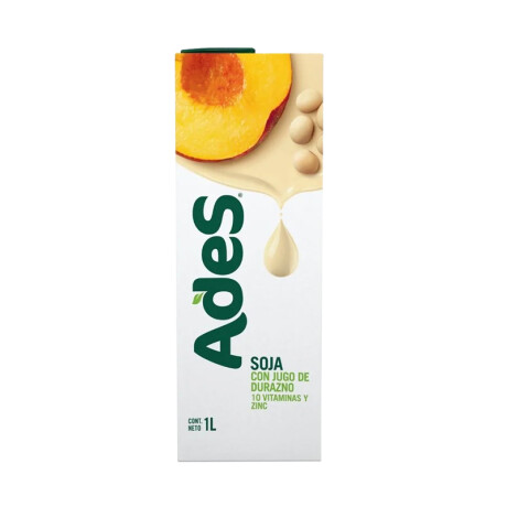 Jugo ADES 1Litro x2u durazno