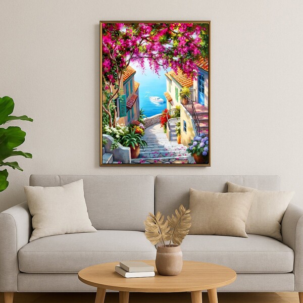 KIT DIAMANTE 5D Varios Diseños Diamant Art Atrix ® Variante Diseño Paisaje