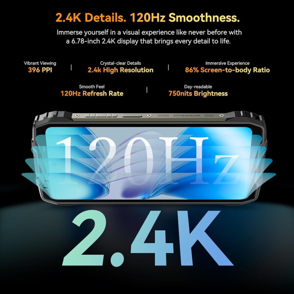 Blackview Bl7000 24gb/256gb 5g NARANJA